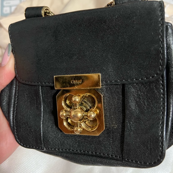 CHLOÉ DESIGNER BLACK AND GOLD
Leather Elsie Shoulder Bag - Picture 7 of 9